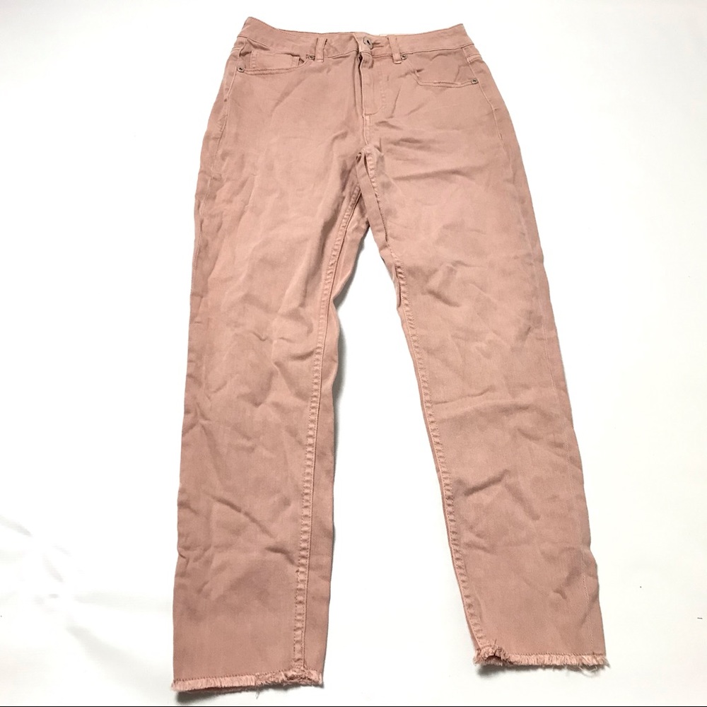 Maurices Women High Rise Crop Jeans Denim Size 3/4